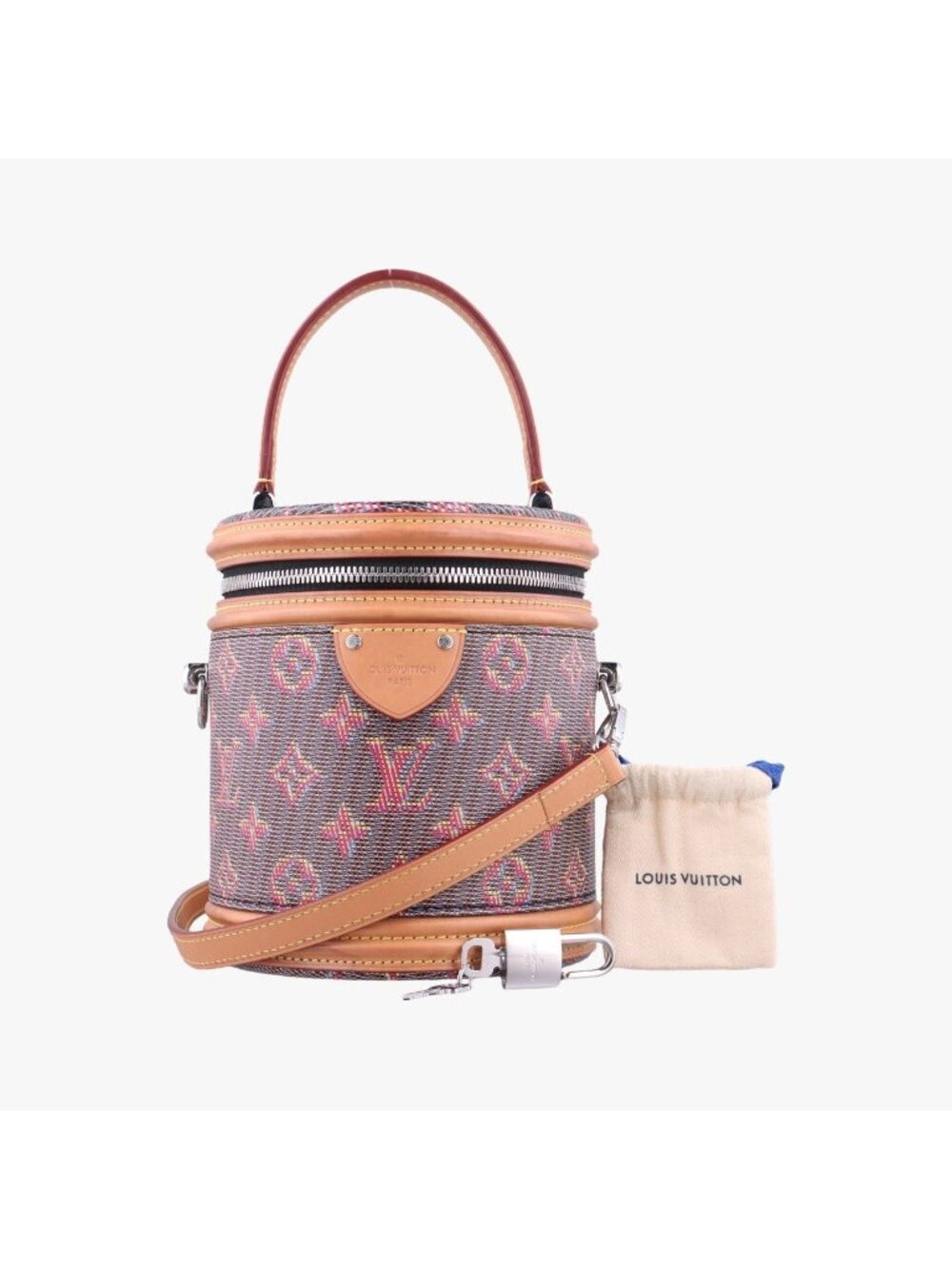 Louis Vuitton LV Pop Cannes Multicolor Monogram 3D Pop Canvas Vachetta Leather
